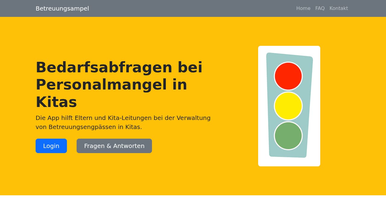 Betreuungsampel